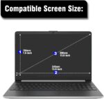 Three KEANBOLL anti-glare matte screen protectors for 15.6-inch laptops, shown stacked and individually.
