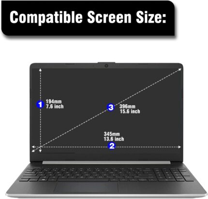 Three KEANBOLL anti-glare matte screen protectors for 15.6-inch laptops, shown stacked and individually.